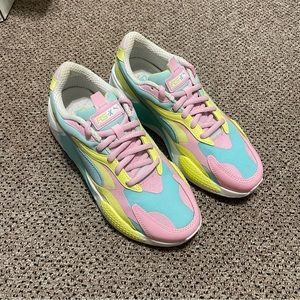 puma rs-x3 gulf stream/sunny lime size 9.5